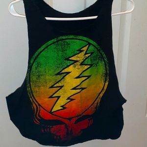 Grateful Dead muscle racer tank